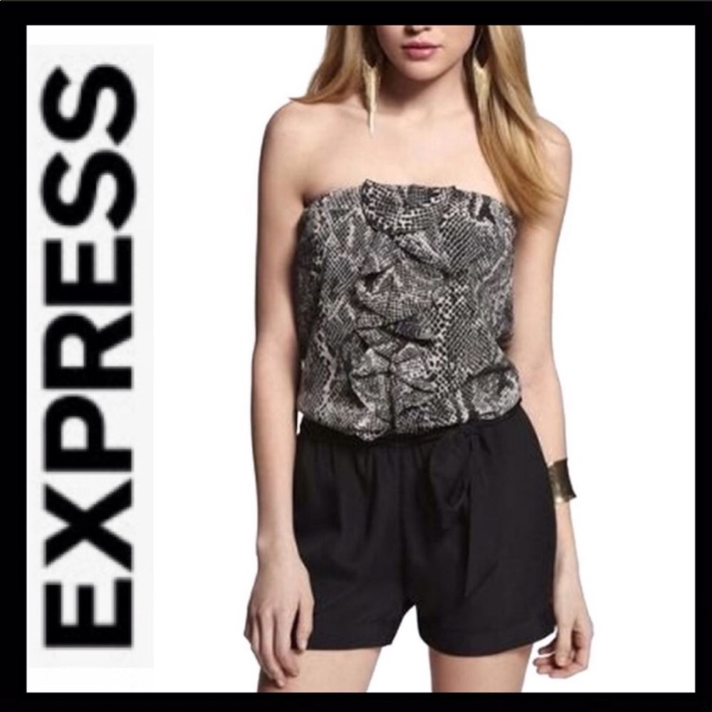 Express Strapless Romper